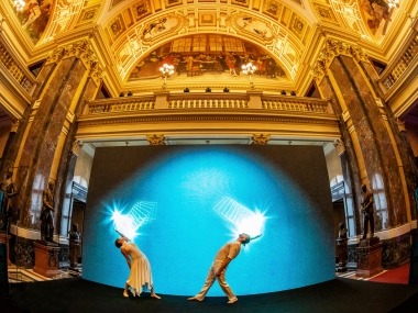 Dance of the Light_Interactive Projection