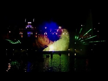 Outdoor Water Wall Eventshow
