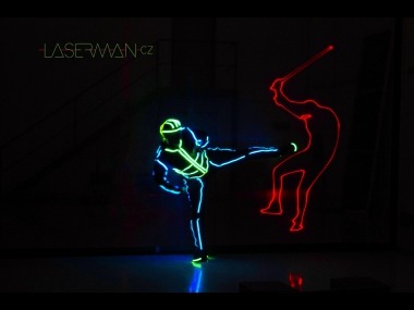Laser shadows